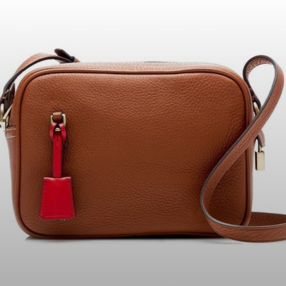 J. Crew Signet Small Leather Crossbody Bag